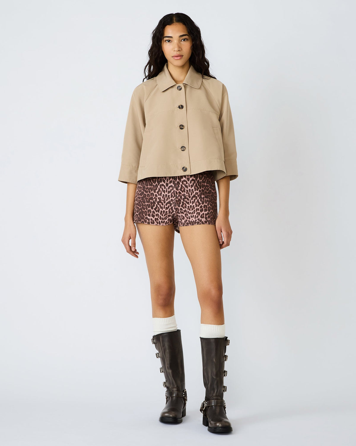 CAIT SHORT HOT SPOTS PRINT