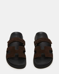 MAYVEN CHOCOLATE BROWN SUEDE