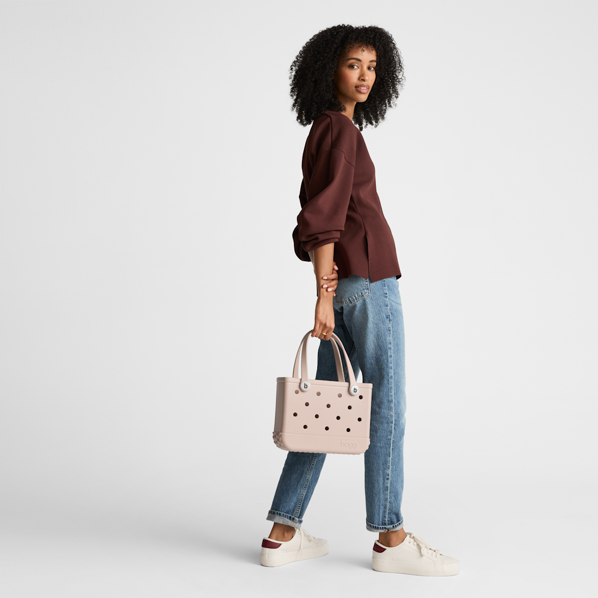 Bitty Bogg Bag - Varsity Blowing Pink Bubbles